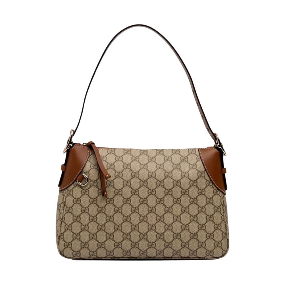 Gucci GG Emblem Supreme Canvas Shoulder Bag NWT